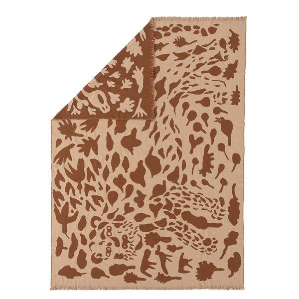 Oiva Toikka filt 180×130 cm Cheetah brun