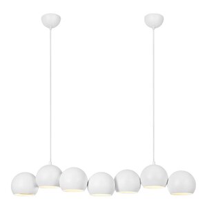 Markslöjd Cupolo pendellampa 7 ljus 101 cm vit