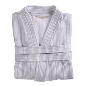 Home by Ilse Jacobsen Bath Collection badrock L/XL powder blue stripes