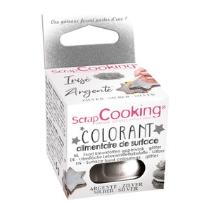 ScrapCooking Ätbart glitter 5 g silver
