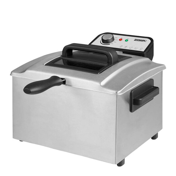 PRINCESS Fritös 184090 med emaljerad korg 5L 3270W rostfritt stål