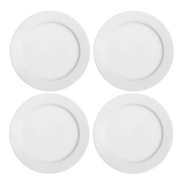 Eva Trio Legio Nova tallrik flat 28 cm 4-pack vit