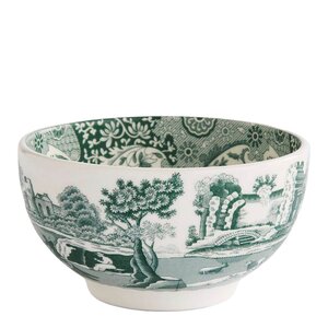 Spode Heritage Green Italian skål 11 cm grön/vit