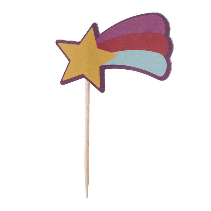 Modern House Chic kids tårtdekoration 12-pack stjärna multi