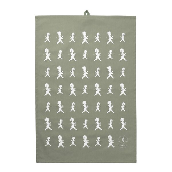 SOLSTICKAN Kökshandduk 50x70 cm grön