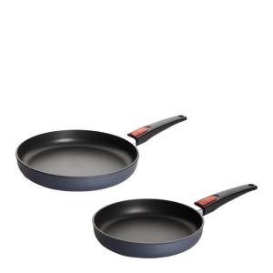 Woll Diamond Lite stekpanna 2 delar  24+28 cm svart