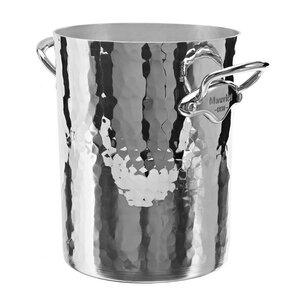 Mauviel Champagnekylare 21,5 cm hamrad aluminium