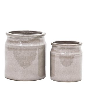 GUS Design KrusXL blomkruka 17/22 cm 2-pack grå