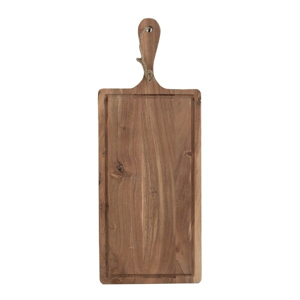Sögne Home Anton skärbräda med räffla 65×25 cm akacia natural