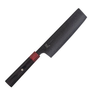 Yaxell Rei grönsakskniv 16,5 cm DLC svart/röd