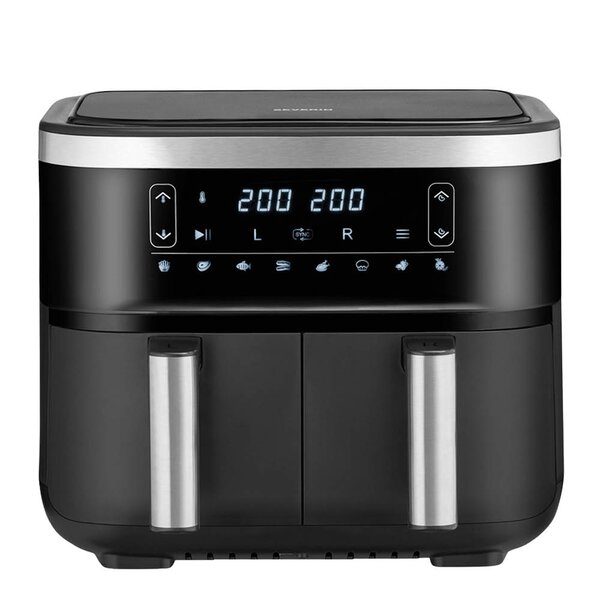 Severin Airfryer dubbel FR2453 2x4 L 2850W svart