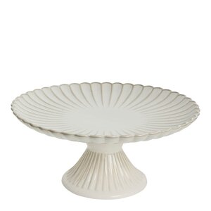 Lene Bjerre Camille tårtfat 27 cm offwhite