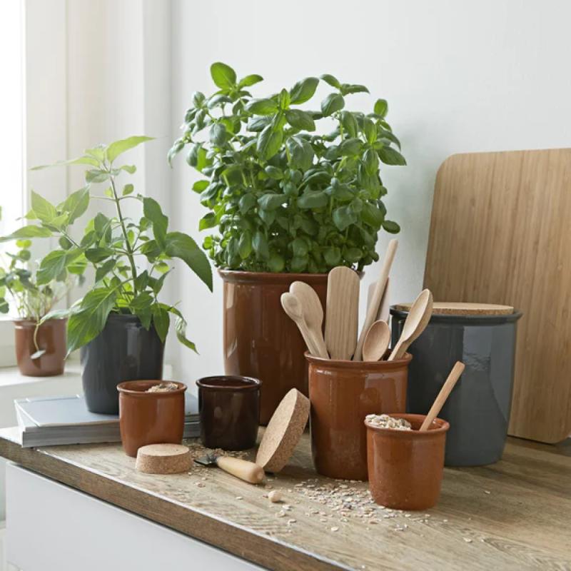 Knabstrup Keramik Knabstrup Syltkruka 2 L Terracotta