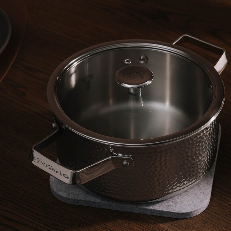 Vargen & Thor Kroma Bark kastrull 2,8 L polerat stål