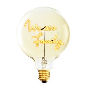 Elements Lighting MITB glödlampa LED 17 cm We Are Family bärnsten