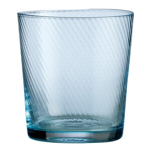 Aida RAW Unique swirl vattenglas 30 cl light blue