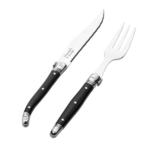 Laguiole Style de Vie Bestickset Mini 12-pack svart