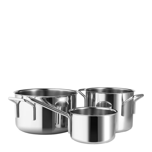 Eva Trio Stainless Steel kastrullset 3 delar