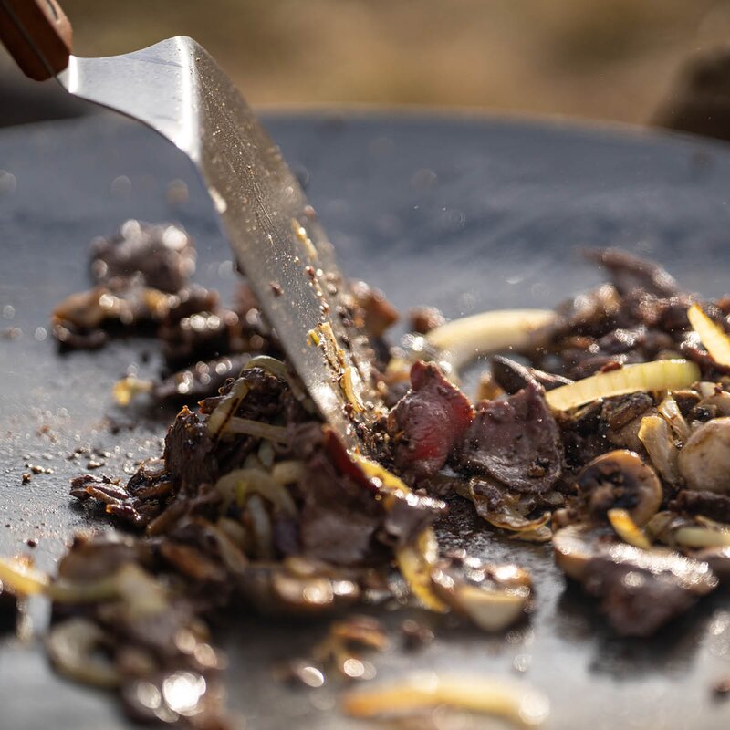 Hällmark of Sweden Hamburgerstekspade 47 cm stål/trä