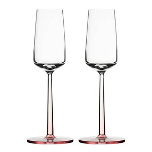 iittala Essence champagneglas 21 cl 2-pack rose
