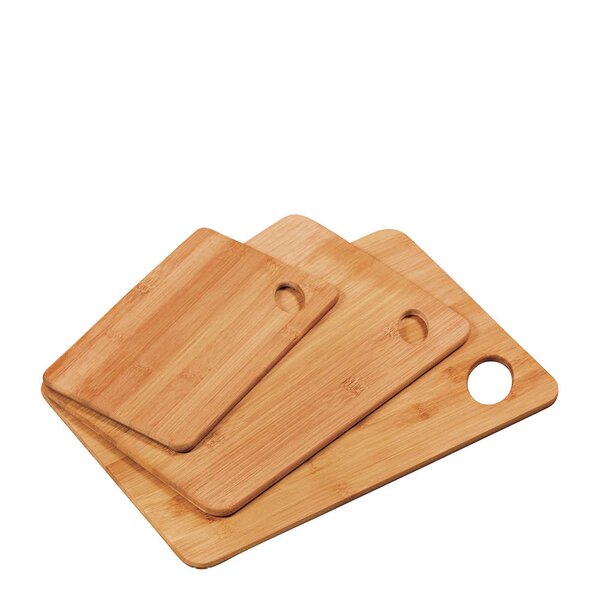 Kesper Skärbräda 24x35x2,4 cm 3-pack bambu