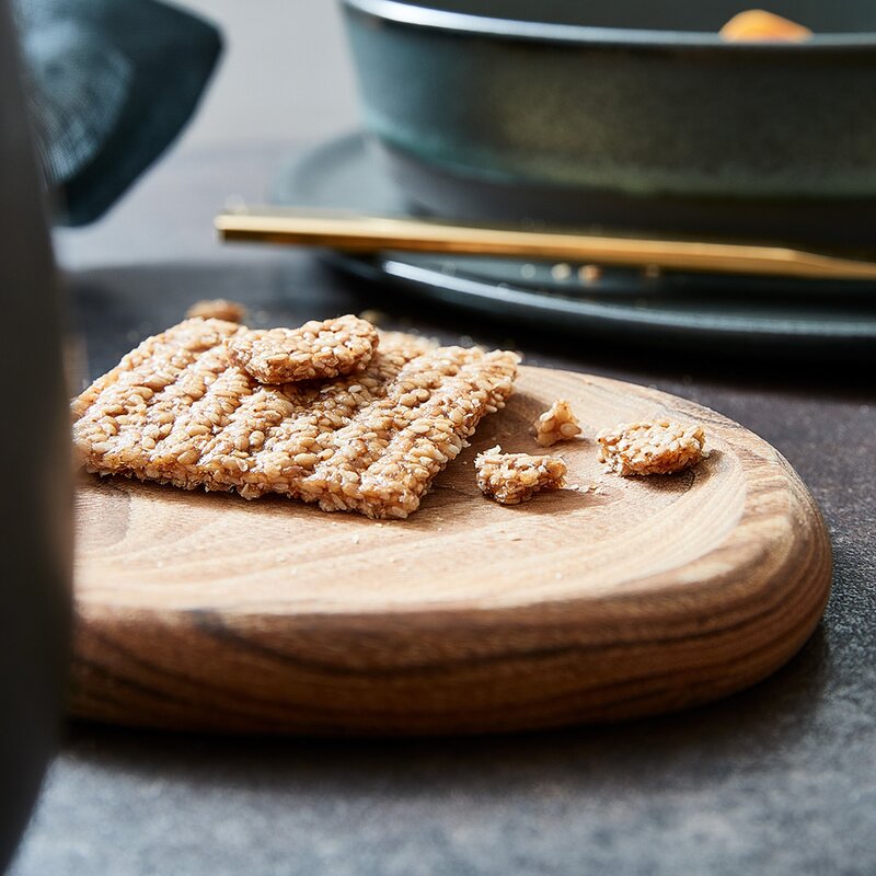 Aida Raw Teak Partyplatta 13x11,4 cm 2-pack