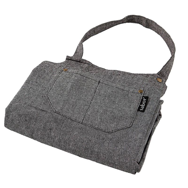 Sabor Home Förkläde 70x85 cm Grå/Svart