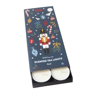 Pluto Noël värmeljus med juldoft 10-pack multi