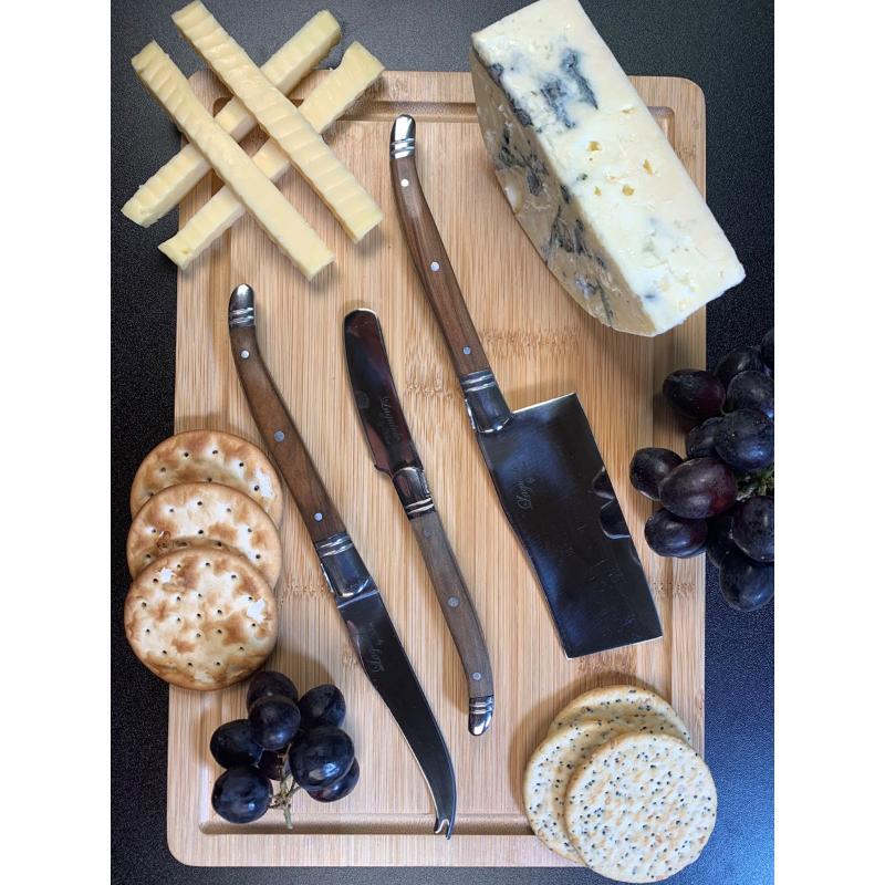 Laguiole by Haws Ostset 3 knivar olivträ