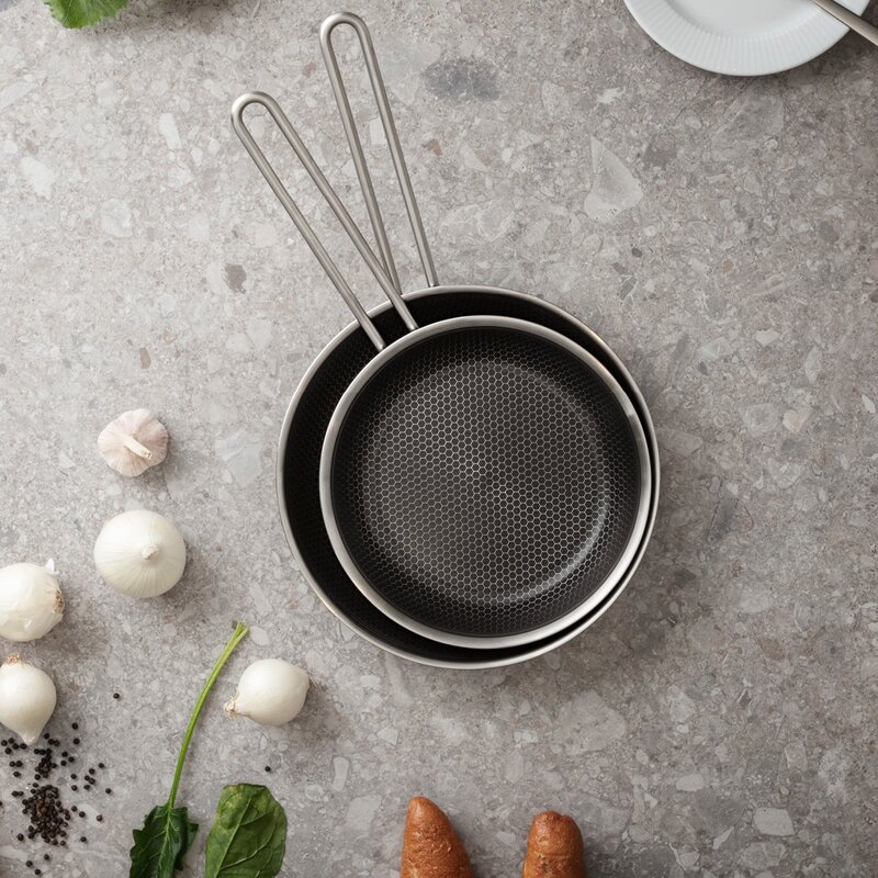 Eva Trio Multi Mosaic stekpanna 2 delar 24x28 cm keramisk beläggning