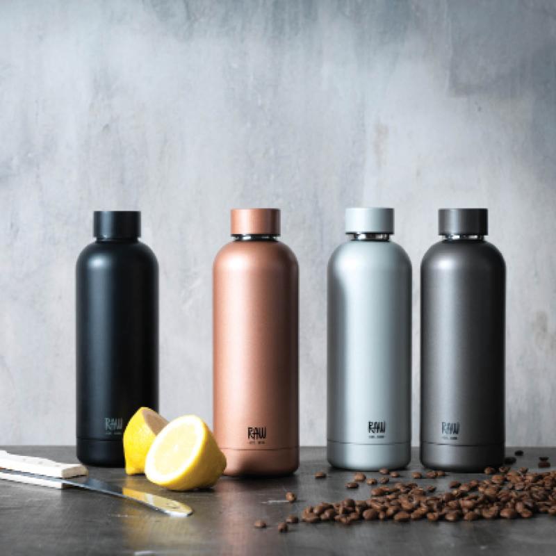 Aida Raw To Go Termosflaska 0,5 L Matt Svart  