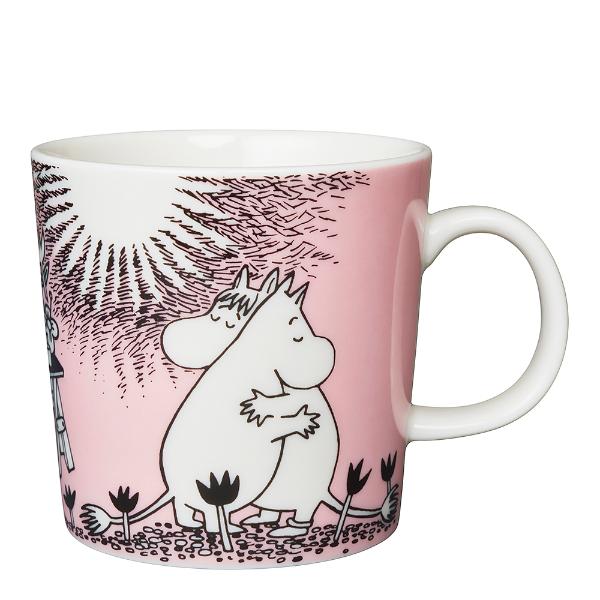 MoominArabia Muminmugg Kärlek Rosa