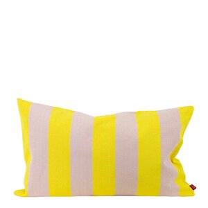 A World of Craft Carla kuddfodral 30x50 cm gul/ljusrosa