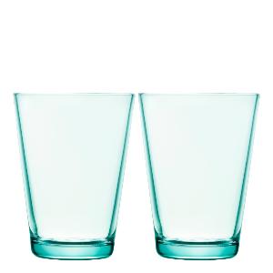 iittala Kartio Glas 40 cl 2-pack Vattengrön