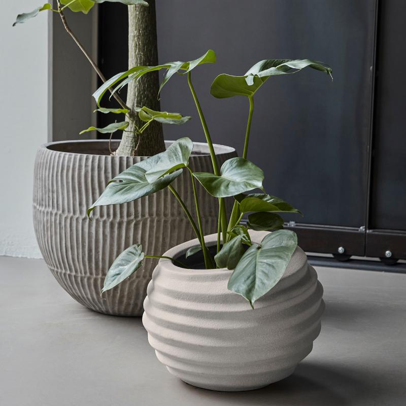 House Doctor Happ Kruka 30 cm Off-White