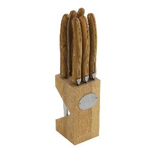 Jean Dubost Laguiole Kniv 6-pack Olivträ
