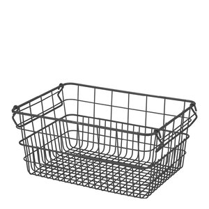 Blomus Kago förvaringskorg 37x27 cm fyrkantig antracit