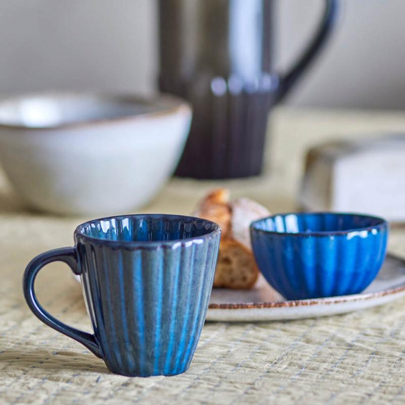 Bloomingville Latina Mugg 22 cl Mörkblå
