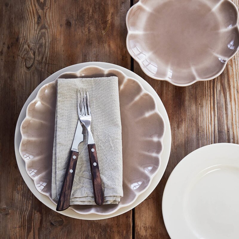 Stiernholm Lotus tallrik 27 cm sand