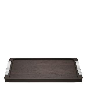 Georg Jensen Bernadotte Bricka Trä Rostfritt 46x28 cm
