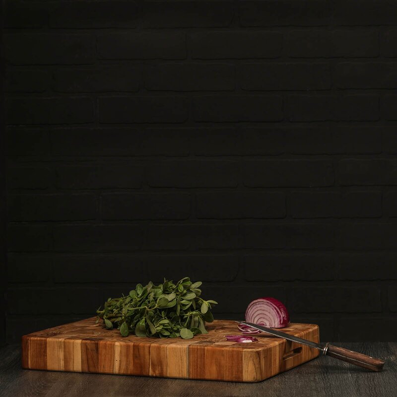 Teakhaus Butcher Block skär- och serveringsbräda 42x30,5 cm teak