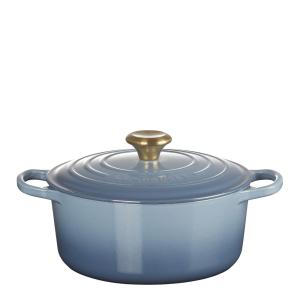Le Creuset Signature Gjutjärnsgryta rund 24 cm 4,2 L Chambray