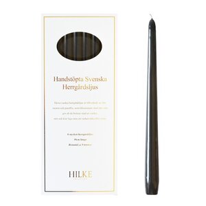 Hilke Herrgårdsljus 30 cm 6-pack Svart