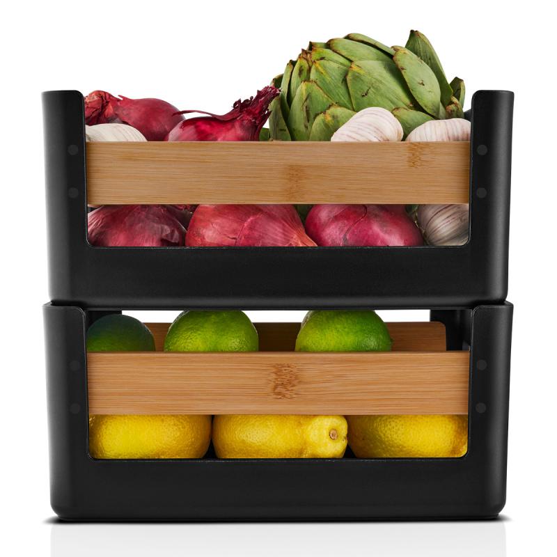 Eva Solo Nordic kitchen förvaringslåda 27 cm svart/bambu
