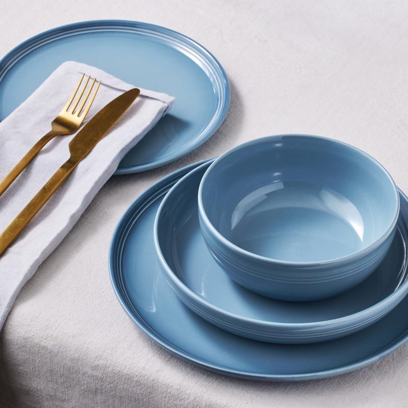 Le Creuset Coupe Colletion tallrik 27 cm Chambray