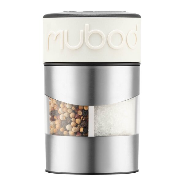 Bodum Twin salt- och pepparkvarn 12,5 cm vit