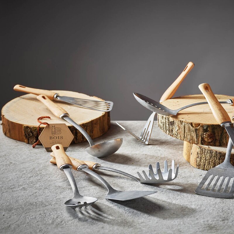 de Buyer B Bois Tools Serveringssked med Hål 33,5 cm