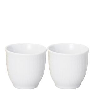 Rörstrand Swedish Grace Äggkopp 4 cl 2-pack Snö