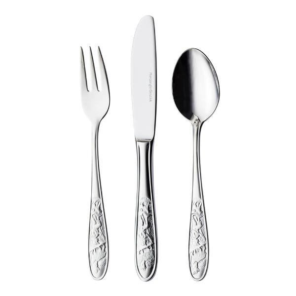 Hardanger Bestikk Hardanger Blåmann Set 3 Delar