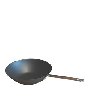 Professional Secrets Wokpanna med glaslock 31 cm kolstål